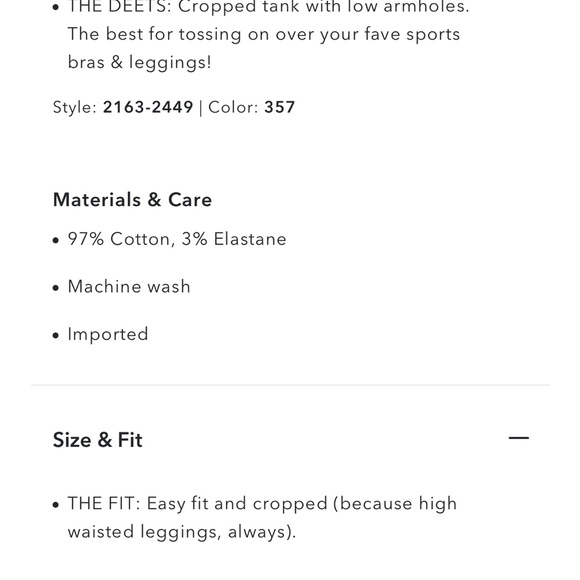 NWOT! Offline by Aerie crop top, size medium - Picture 7 of 14